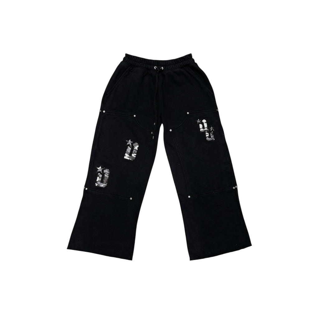 Studded Carpenter Sweatpants - Camo